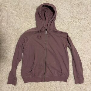 Torrid Mauve Hooded Zip-Up Jacket